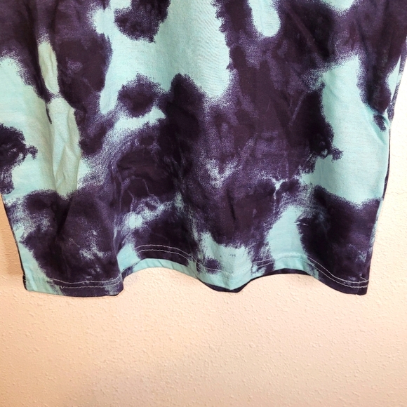 Hurley Blue Print Pattern SS Big Boy Top Tee T-Shirt Size L (Ages 12-13) BlueNWT - Picture 9 of 10